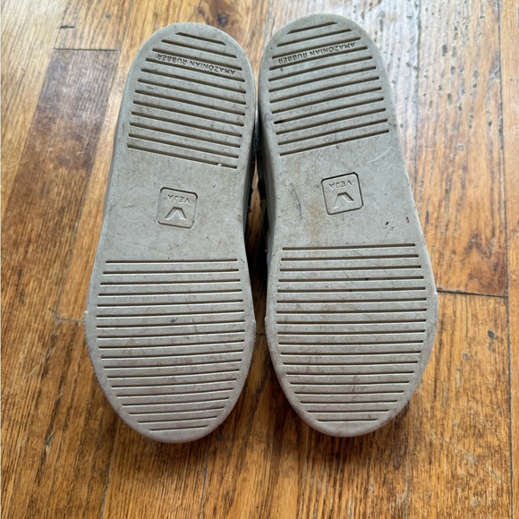 Veja Kids' Sneakers V-10 LEATHER MULTICO WHITE SHINY sz: 2 - Picture 7 of 7